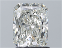 Natural Diamond 1.50 Carats, Radiant with  Cut, J Color, VS1 Clarity and Certified by GIA