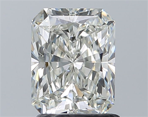 Foto Diamante Natural 1.50 quilates, Radiante , Color J, claridad VS1 y certificado GIA de