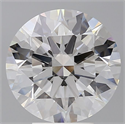Lab Grown Diamond 5.05 Carats, Round with Ideal Cut, E Color, VVS2 Clarity and Certified by IGI