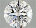 Lab Grown Diamond 3.06 Carats, Round with Excellent Cut, F Color, VVS2 Clarity and Certified by IGI