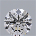 Natural Diamond 0.70 Carats, Round with Excellent Cut, F Color, SI1 Clarity and Certified by GIA