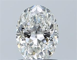 Foto Diamante Natural 0.90 quilates, Ovalado , Color H, claridad SI1 y certificado GIA de