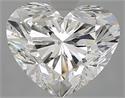 Natural Diamond 3.01 Carats, Heart with  Cut, G Color, SI1 Clarity and Certified by GIA