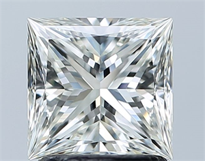 Picture of Natural Diamond 1.50 Carats, Princess with  Cut, I Color, VVS2 Clarity and Certified by GIA