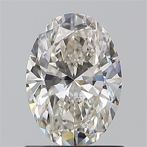 Picture of Natural Diamond 1.01 Carats, Oval with  Cut, I Color, VS1 Clarity and Certified by GIA