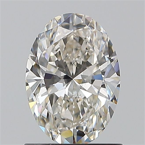 Picture of Natural Diamond 1.01 Carats, Oval with  Cut, I Color, VS1 Clarity and Certified by GIA