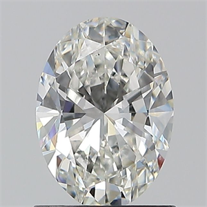 Picture of Natural Diamond 1.01 Carats, Oval with  Cut, G Color, VS2 Clarity and Certified by GIA