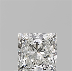 Picture of Natural Diamond 0.70 Carats, Princess with  Cut, H Color, VVS2 Clarity and Certified by GIA