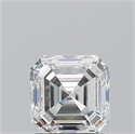 Diamante Natural 1.50 quilates, Asscher , Color H, claridad VVS2 y certificado GIA