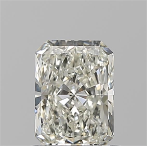 Picture of Natural Diamond 0.71 Carats, Radiant with  Cut, J Color, VVS1 Clarity and Certified by GIA