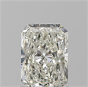 Natural Diamond 0.71 Carats, Radiant with  Cut, J Color, VVS1 Clarity and Certified by GIA