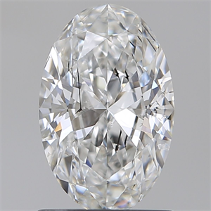 Picture of Natural Diamond 1.21 Carats, Oval with  Cut, E Color, I1 Clarity and Certified by GIA