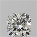 Natural Diamond 0.90 Carats, Cushion with  Cut, K Color, VVS1 Clarity and Certified by GIA
