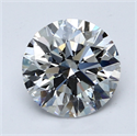 Lab Grown Diamond 2.04 Carats, Round with Excellent Cut, D Color, VS1 Clarity and Certified by GIA