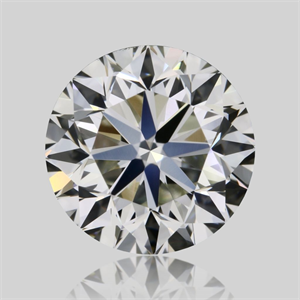 Picture of Natural Diamond 1.01 Carats, Round with Very Good Cut, L Color, VS2 Clarity and Certified by GIA