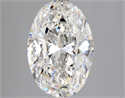 Natural Diamond 3.01 Carats, Oval with  Cut, G Color, VS2 Clarity and Certified by GIA