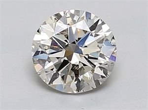 Picture of Natural Diamond 1.00 Carats, Round with Very Good Cut, K Color, SI2 Clarity and Certified by GIA