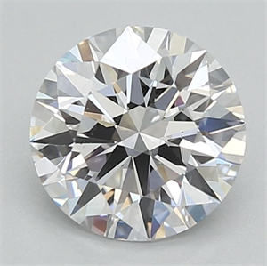 Picture of Lab Grown Diamond 1.01 Carats, Round with Ideal Cut, D Color, VS1 Clarity and Certified by IGI