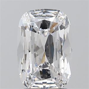 Foto Diamante Natural 1.50 quilates, Del cojín , Color D, claridad SI2 y certificado GIA de