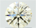Natural Diamond 0.70 Carats, Round with Excellent Cut, K Color, VS1 Clarity and Certified by IGI