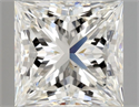 Natural Diamond 1.02 Carats, Princess with  Cut, H Color, SI1 Clarity and Certified by GIA