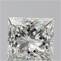 Diamante Natural 0.70 quilates, Princesa , Color J, claridad VVS1 y certificado GIA
