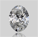 Natural Diamond 0.40 Carats, Oval with  Cut, F Color, VVS1 Clarity and Certified by GIA