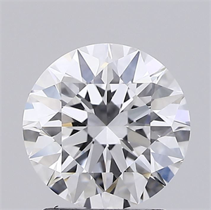 Picture of Lab Grown Diamond 2.01 Carats, Round with Excellent Cut, D Color, VVS2 Clarity and Certified by IGI
