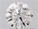 Diamante Natural 0.54 quilates, Redondo , Color F, claridad VS2 y certificado GIA