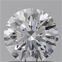 Lab Grown Diamond 1.02 Carats, Round with Excellent Cut, D Color, VVS1 Clarity and Certified by IGI