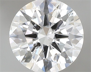 Picture of Natural Diamond 0.51 Carats, Round with Excellent Cut, E Color, SI2 Clarity and Certified by GIA