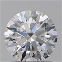 Lab Grown Diamond 1.05 Carats, Round with Excellent Cut, E Color, VVS1 Clarity and Certified by IGI