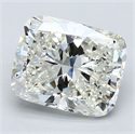 Natural Diamond 4.01 Carats, Cushion with  Cut, J Color, VVS2 Clarity and Certified by GIA