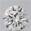 Natural Diamond 2.01 Carats, Round with Excellent Cut, H Color, SI1 Clarity and Certified by GIA