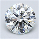 Diamante Natural 2.31 quilates, Redondo , Color H, claridad VVS2 y certificado GIA