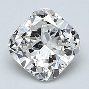 Foto Diamante en forma de cojín de 0,44 quilates con muy buen corte D VS2 y certificado por EGL de