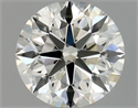 Diamante Natural 0.60 quilates, Redondo , Color J, claridad VVS2 y certificado GIA