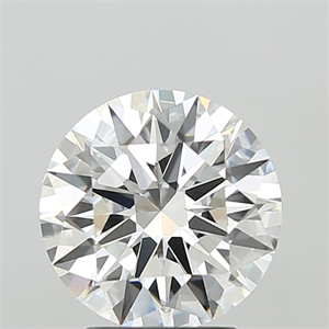 Picture of Lab Grown Diamond 3.09 Carats, Round with Ideal Cut, F Color, VVS2 Clarity and Certified by IGI