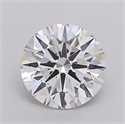 Lab Grown Diamond 1.09 Carats, Round with Ideal Cut, G Color, VVS2 Clarity and Certified by IGI