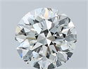 Natural Diamond 1.00 Carats, Round with Very Good Cut, H Color, SI1 Clarity and Certified by GIA