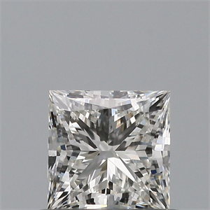 Picture of Natural Diamond 0.53 Carats, Princess with  Cut, G Color, VVS2 Clarity and Certified by IGI