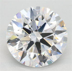 Picture of Lab Grown Diamond 3.44 Carats, Round with Ideal Cut, E Color, VVS1 Clarity and Certified by IGI