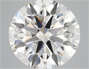 Lab Grown Diamond 7.33 Carats, Round with Ideal Cut, H Color, VVS2 Clarity and Certified by IGI