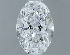 Picture of Natural Diamond 0.40 Carats, Oval with  Cut, D Color, VS1 Clarity and Certified by GIA