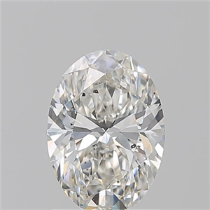 Picture of Natural Diamond 1.22 Carats, Oval with  Cut, H Color, SI1 Clarity and Certified by GIA