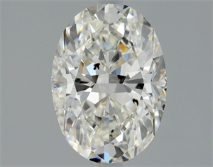 Picture of Natural Diamond 1.55 Carats, Oval with  Cut, J Color, I1 Clarity and Certified by GIA