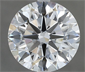 Natural Diamond 2.02 Carats, Round with Excellent Cut, G Color, VVS1 Clarity and Certified by GIA