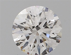Picture of Natural Diamond 0.40 Carats, Round with Excellent Cut, F Color, VVS1 Clarity and Certified by GIA