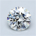Diamante Natural 1.50 quilates, Redondo , Color F, claridad VVS2 y certificado GIA