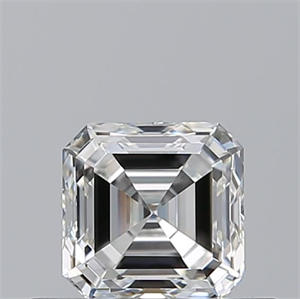 Picture of Natural Diamond 0.50 Carats, Asscher with  Cut, G Color, VVS1 Clarity and Certified by GIA